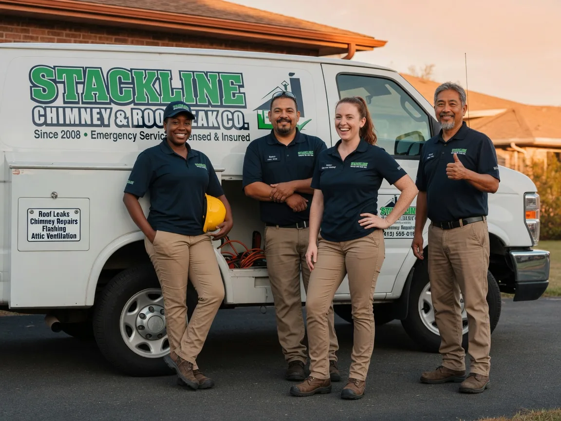 Chimney flashing repair company in Burton, OH